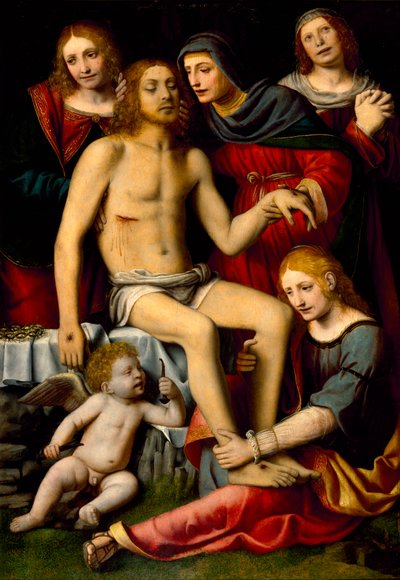Lamentación sobre Cristo muerto, c.1512-20 de Bernardino Luini